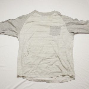 Grey Baseball Tee